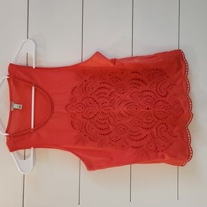 J Crew Eyelet Tank